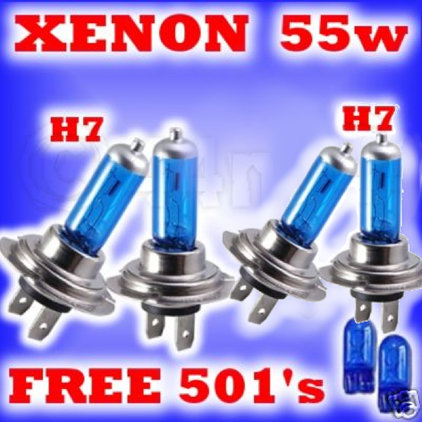 55w XENON HEADLIGHT BULB SET To Fit Mercedes ML H7 H7 eBay